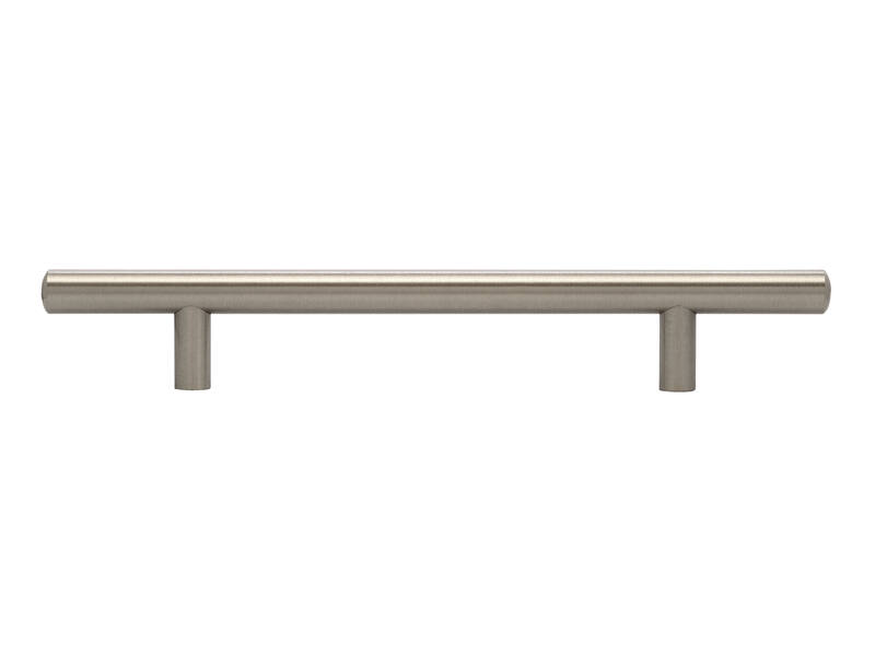 Meubelgreep RVS look 128mm 208x12x32mm