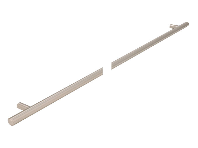 Meubelgreep RVS look 608mm 688x12x32mm