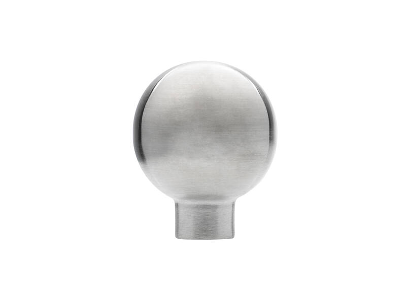 Meubelknop RVS 24mm 25x25x30mm
