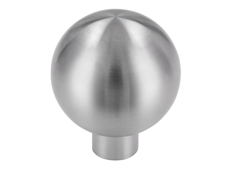 Meubelknop RVS 34mm 34x34x40mm