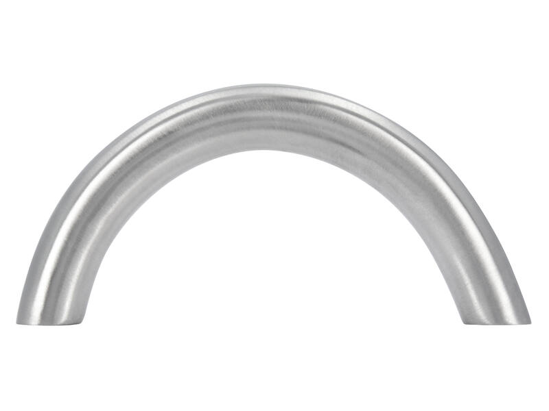 Meubelgreep RVS boog 64mm 74x10x35mm