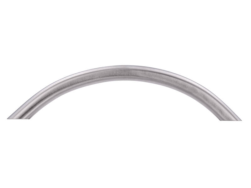 Meubelgreep RVS boog 128mm 145x10x35mm