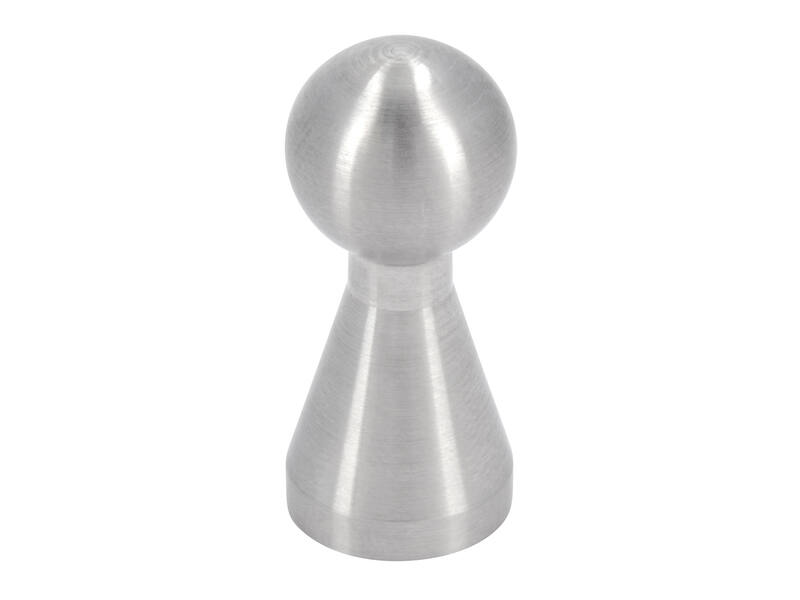 Meubelknop RVS 11mm 11x11x25mm