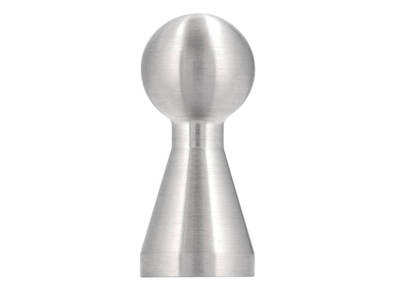Meubelknop RVS 11mm 11x11x25mm