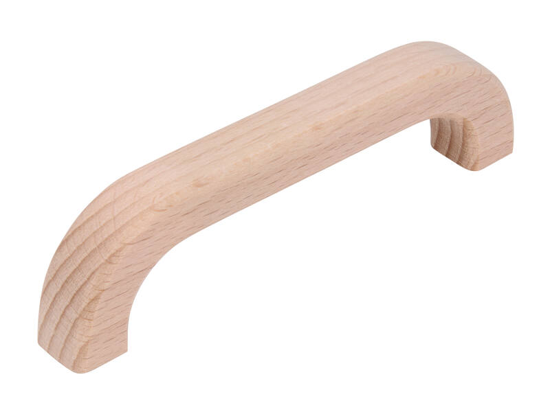 Meubelgreep beuken hout 96mm 108x14x29mm