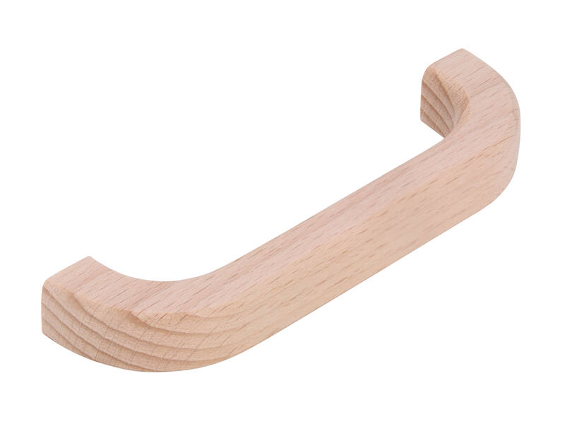 Meubelgreep beuken hout 96mm 108x14x29mm