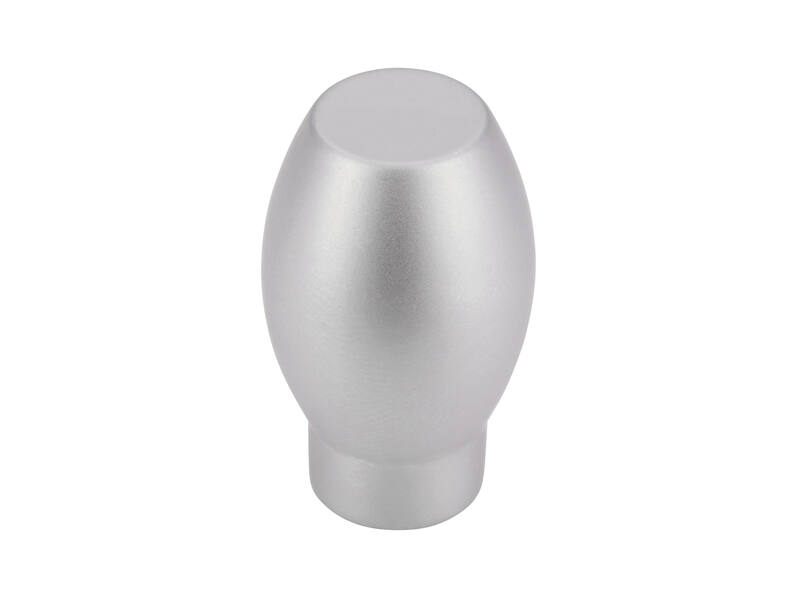 Meubelknop mat chroom zamac Bulb 15mm 16x16x26mm