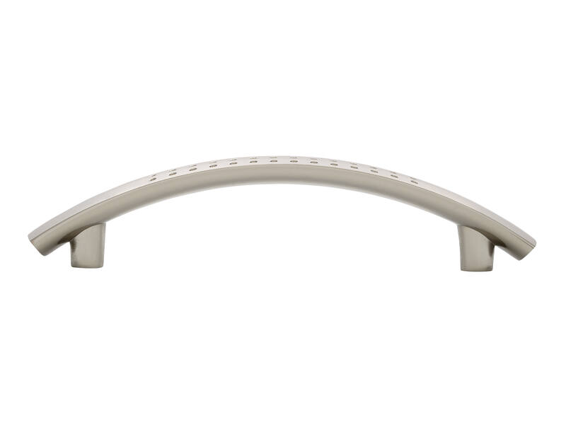 Meubelgreep RVS look sikkel 96mm 125x17x28mm