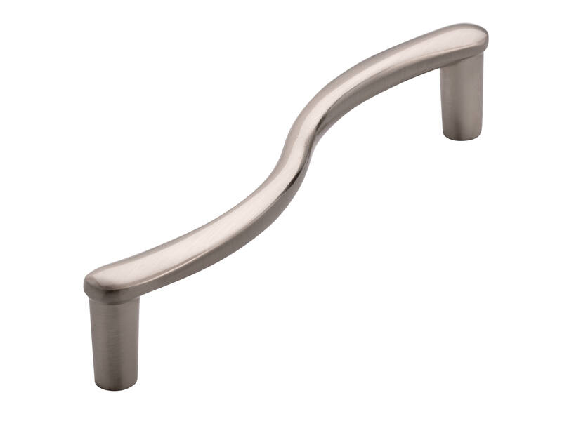 Meubelgreep RVS look S-model 128mm 141x25x26mm