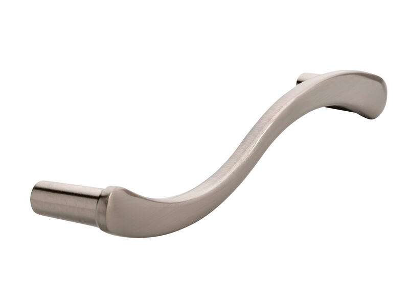 Meubelgreep RVS look S-model 128mm 141x25x26mm