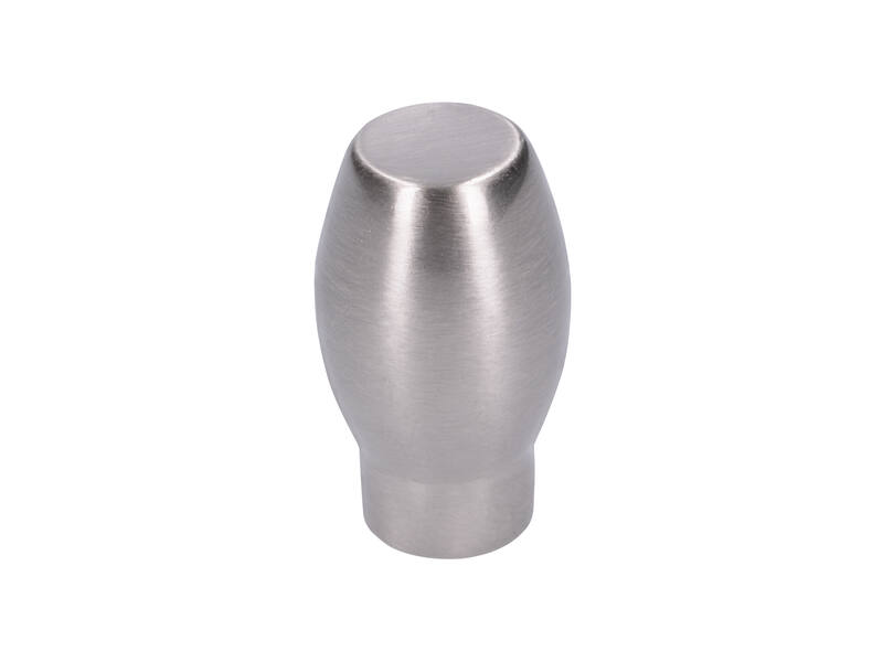 Meubelknop RVS look 15mm 16x16x26mm