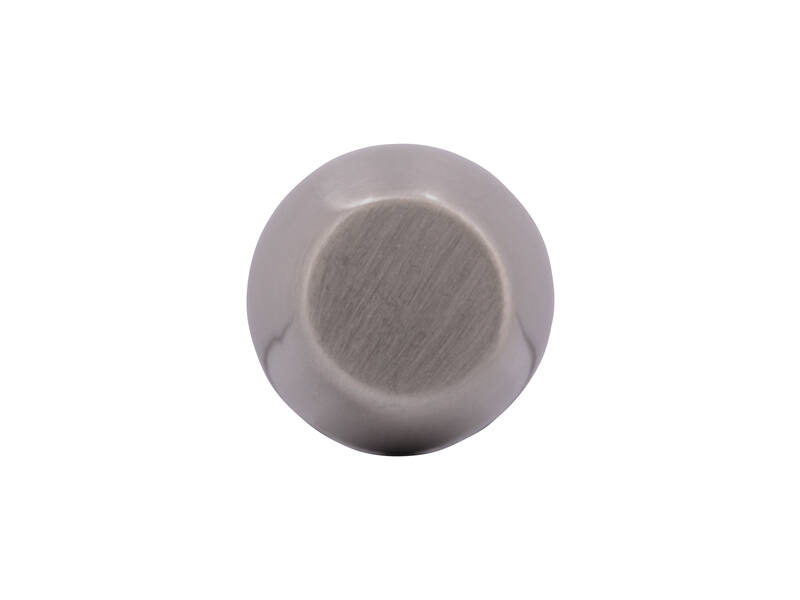 Meubelknop RVS look 15mm 16x16x26mm