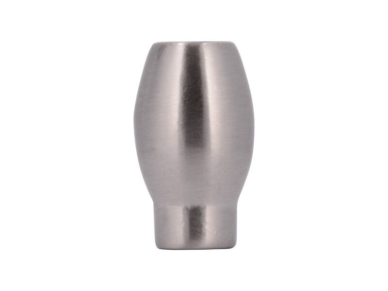 Meubelknop RVS look 15mm 16x16x26mm