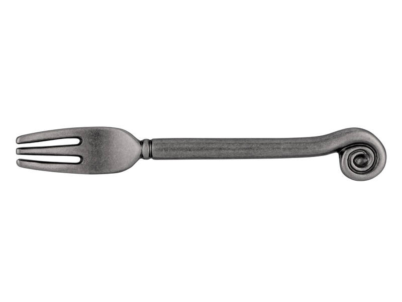 Meubelgreep tin look vork 96mm 128x19x26mm