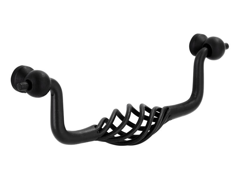 Meubeltrekker zwart Cage 128mm 149x50x30mm