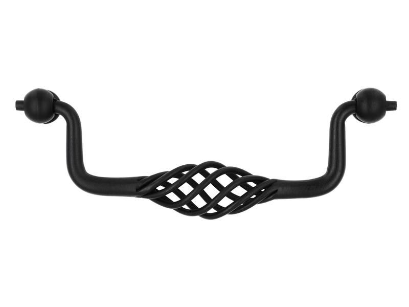 Meubeltrekker zwart Cage 128mm 149x50x30mm