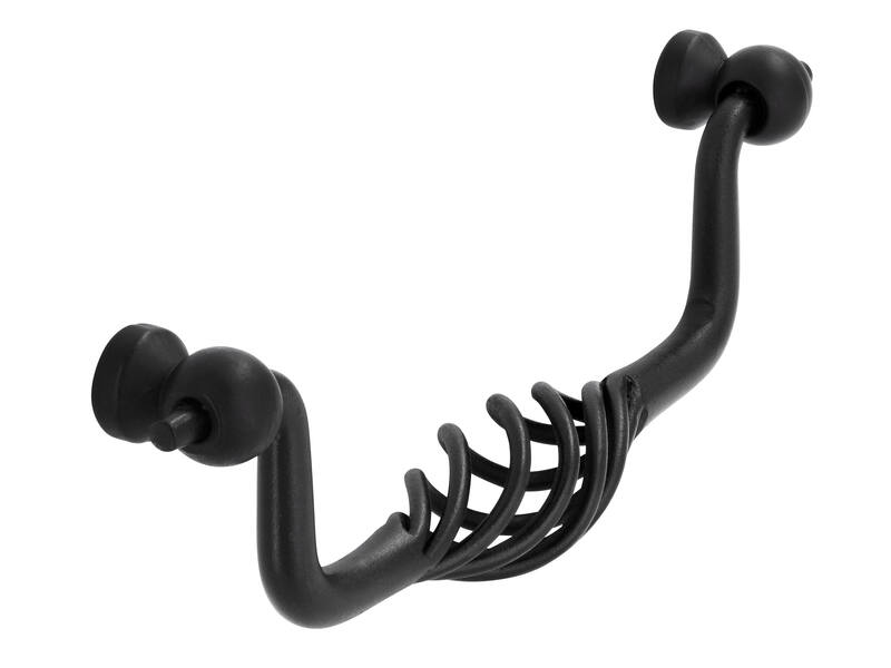 Meubeltrekker zwart Cage 128mm 149x50x30mm