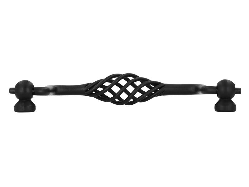 Meubeltrekker zwart Cage 128mm 149x50x30mm