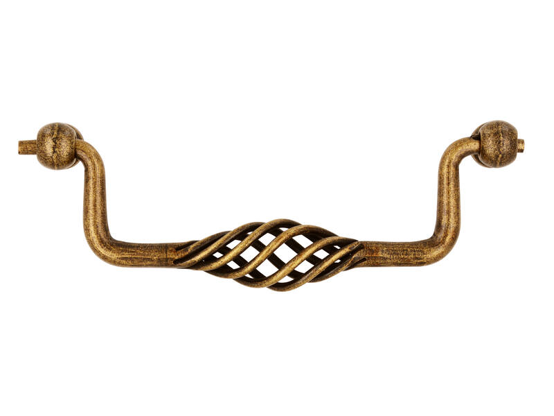 Meubeltrekker brons look Cage 128mm 149x50x30mm