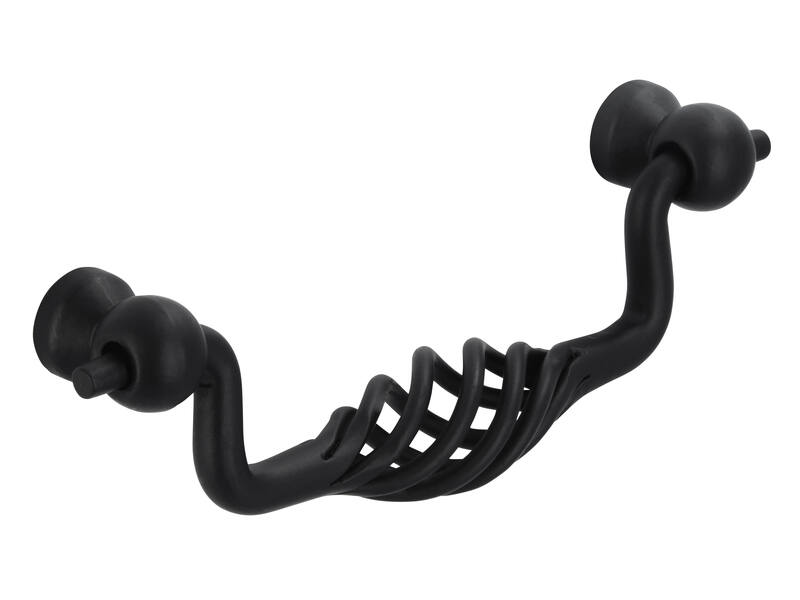 Meubeltrekker zwart Cage 96mm 115x40x23mm