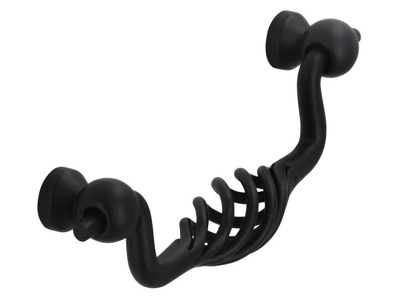 Meubeltrekker zwart Cage 96mm 115x40x23mm