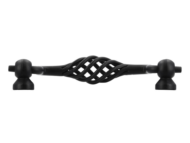 Meubeltrekker zwart Cage 96mm 115x40x23mm