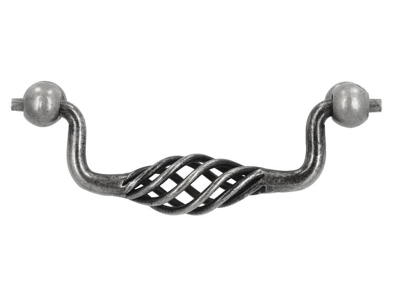Meubeltrekker antiek ijzer look Cage 96mm 115x40x23mm