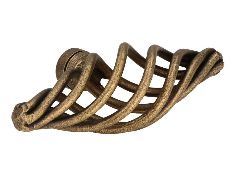 Meubelknop brons look Cage T-model 74mm 74x27x35mm