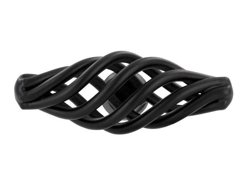 Meubelknop zwart Cage T-model 51mm 51x20x29mm