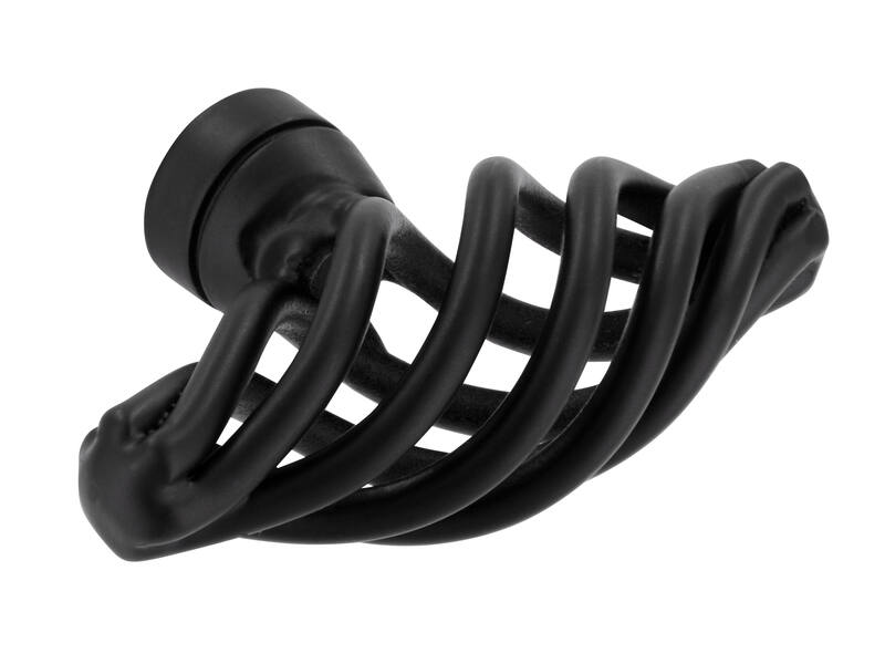 Meubelknop zwart Cage T-model 51mm 51x20x29mm