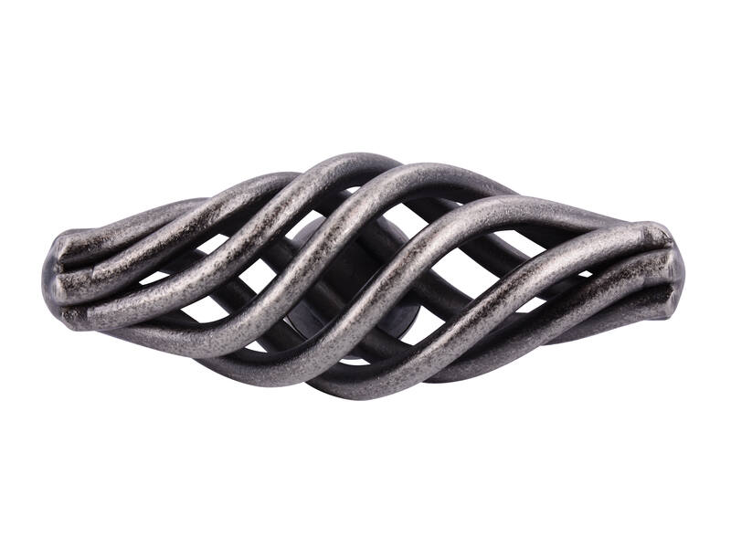 Meubelknop antiek ijzer look Cage T-model 51mm 51x20x29mm
