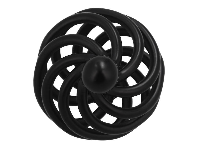 Meubelknop zwart Cage 34mm 34x34x53mm