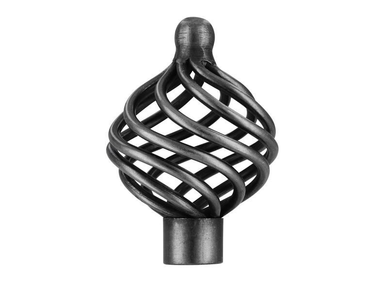 Meubelknop antiek ijzer look Cage T-model 40mm 40x40x57mm