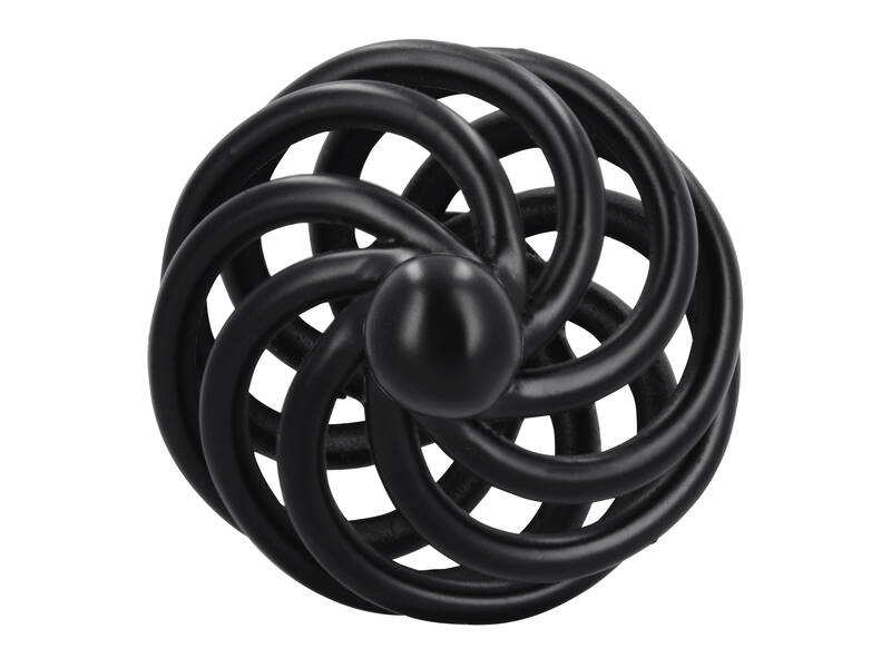 Meubelknop zwart Cage 40mm 40x40x57mm