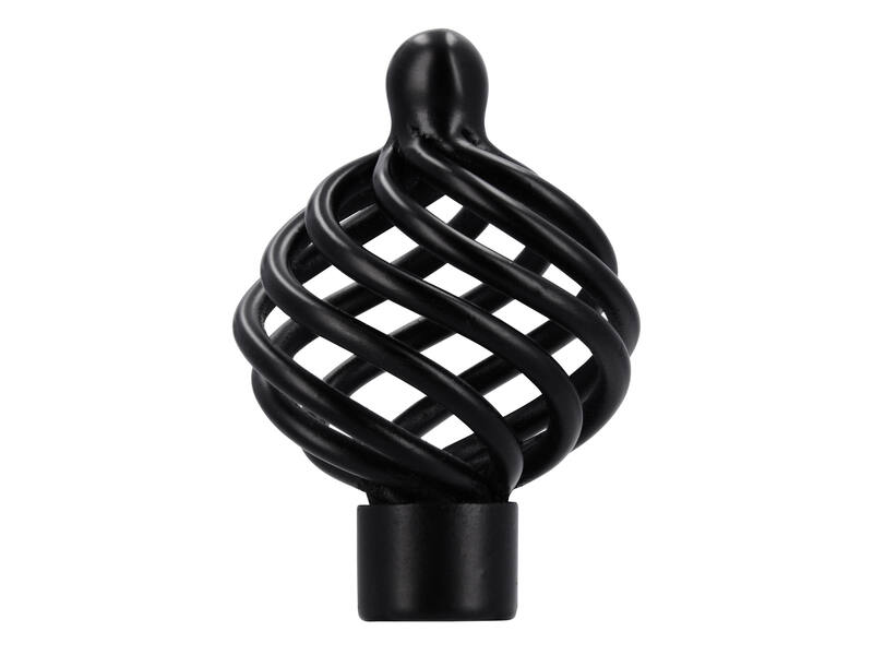 Meubelknop zwart Cage 40mm 40x40x57mm