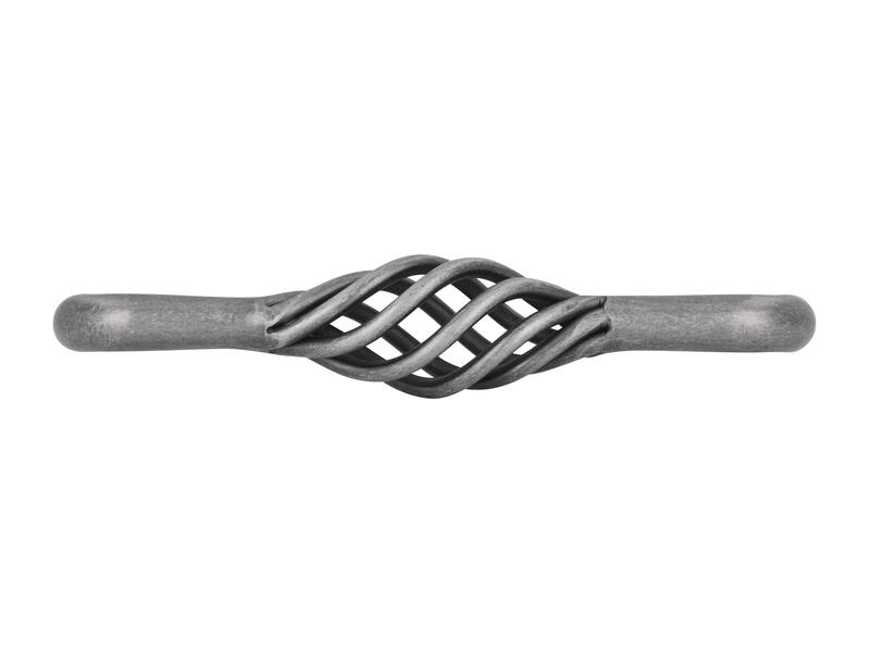 Meubelgreep antiek ijzer look Cage 96mm 104x20x38mm