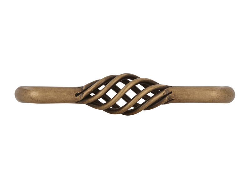 Meubelgreep brons look Cage 96mm 104x20x38mm