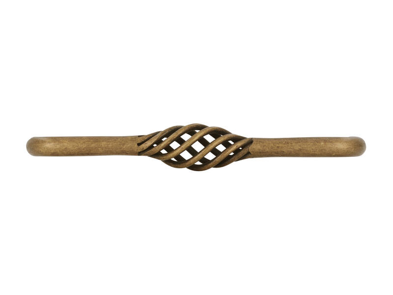 Meubelgreep brons look Cage 128mm 136x19x38mm