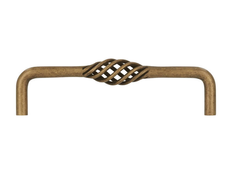 Meubelgreep brons look Cage 128mm 136x19x38mm