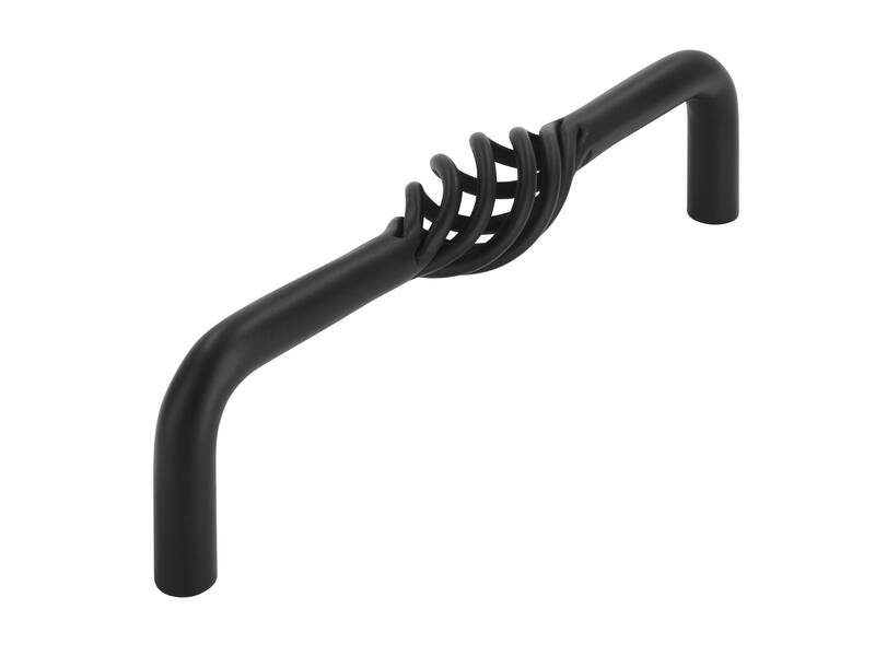 Meubelgreep zwart Cage 128mm 136x19x38mm