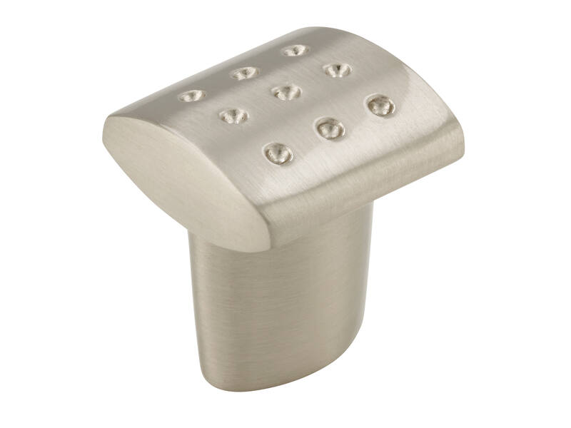 Meubelknop RVS look 20mm 20x20x24mm