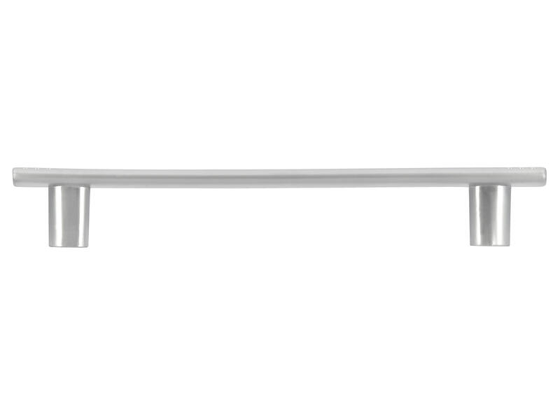 Meubelgreep mat chroom 128mm 161x14x24mm
