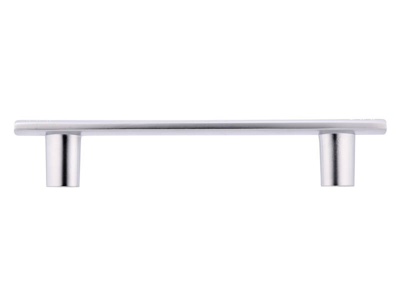 Meubelgreep mat chroom recht 96mm 129x14x24mm
