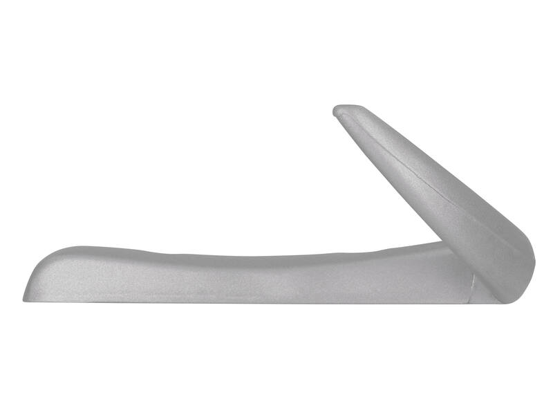 Jashaak aluminium look zamac dubbel 80x73x30mm