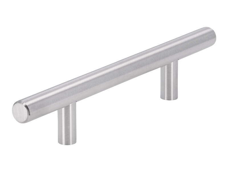 Meubelgreep RVS T-model 96mm 176x12x32mm