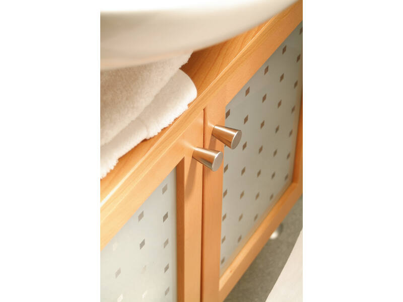 Meubelknop RVS 24mm 24x24x29mm