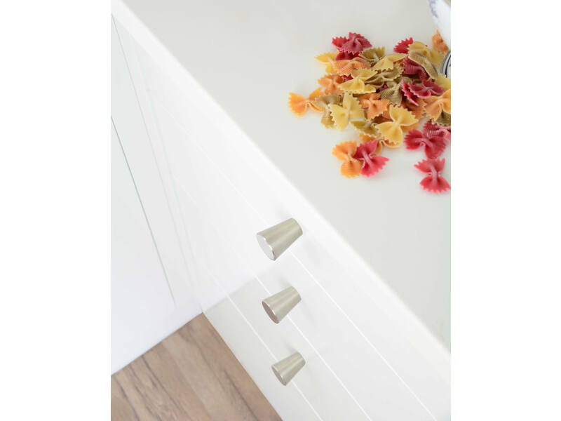 Meubelknop RVS 29mm 29x29x35mm