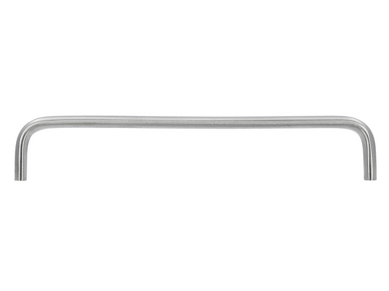 Meubelgreep RVS 160mm 166x12x30mm