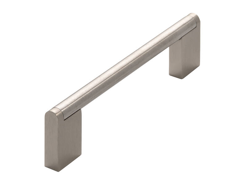 Meubelgreep RVS 128mm zamac voeten 148x10x38mm