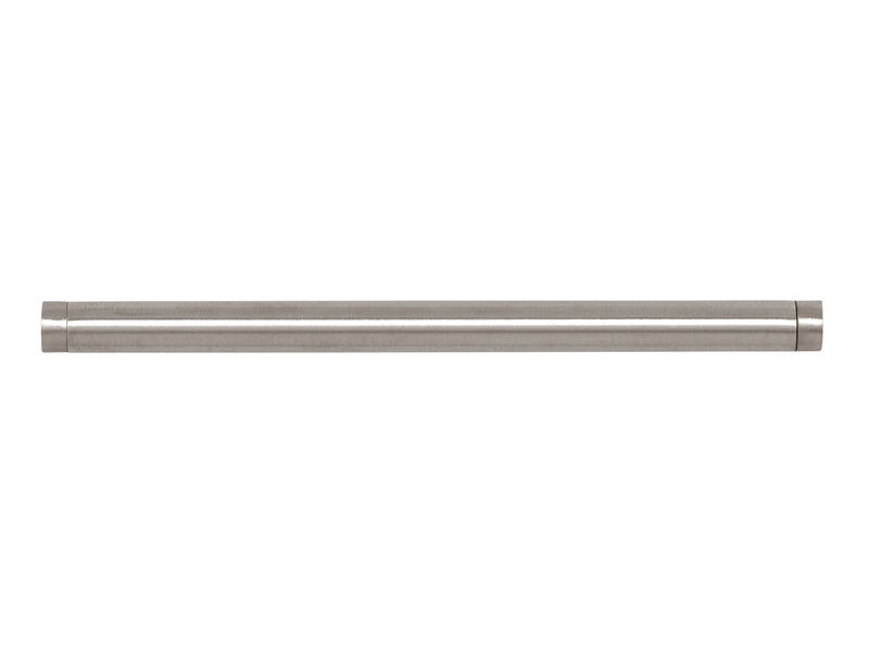 Meubelgreep RVS 128mm zamac voeten 148x10x38mm